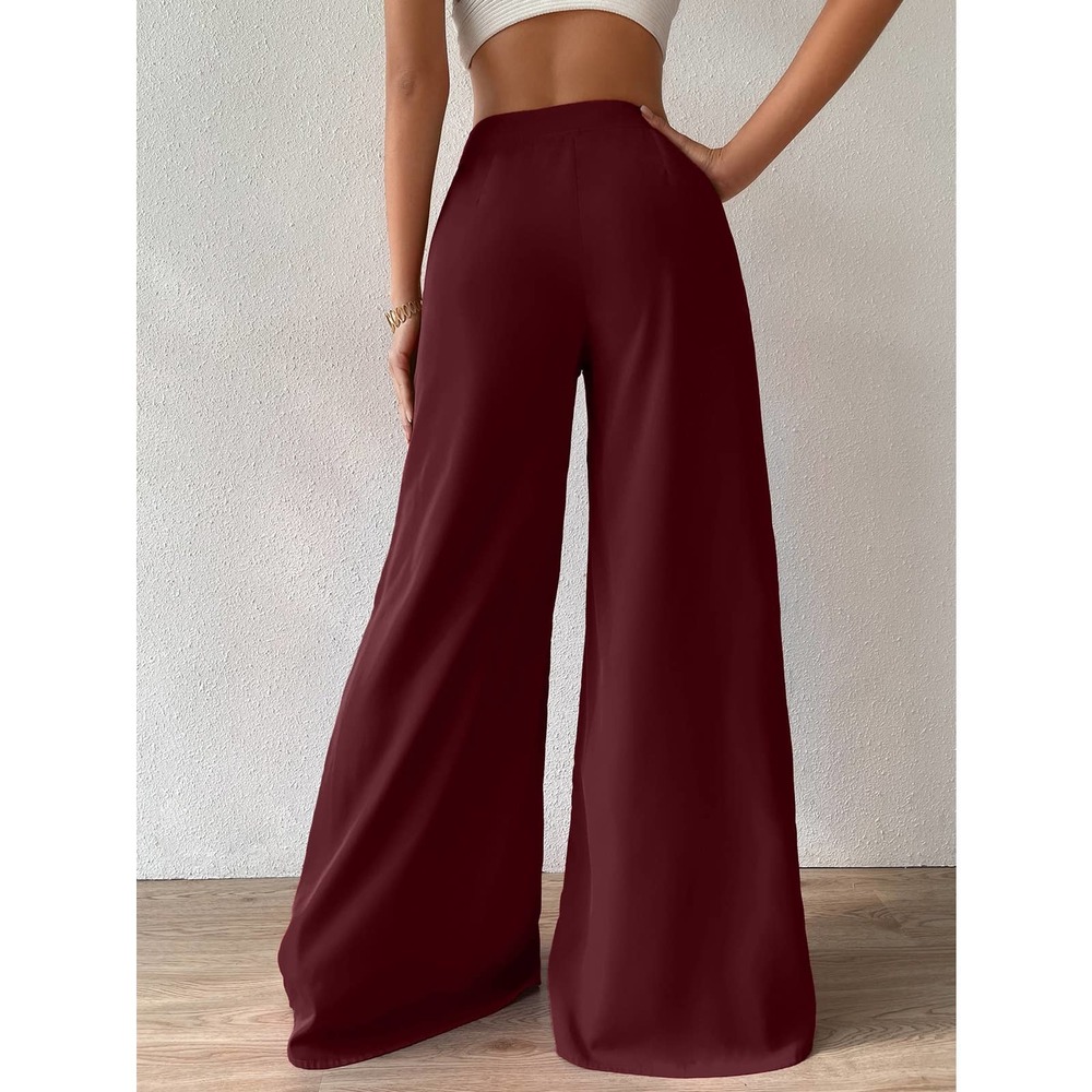 High Waist Wide Leg Pants black - Picture 7 of 12